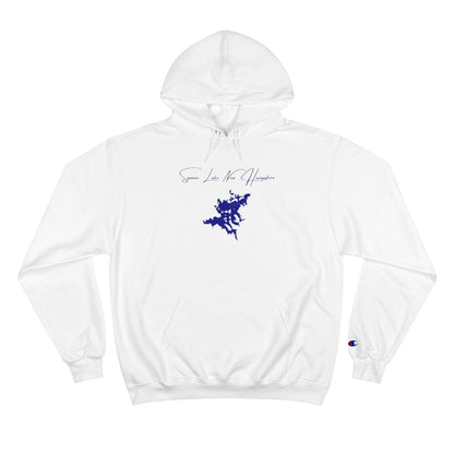 New  Hampshire  Squam  Lake  Hoodie  front  position  view  from  front  white.webp