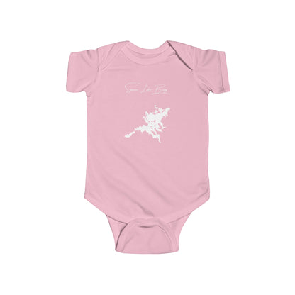 New  Hampshire  Squam  Lake  Onesie  front  position  view  from  front  pink.webp