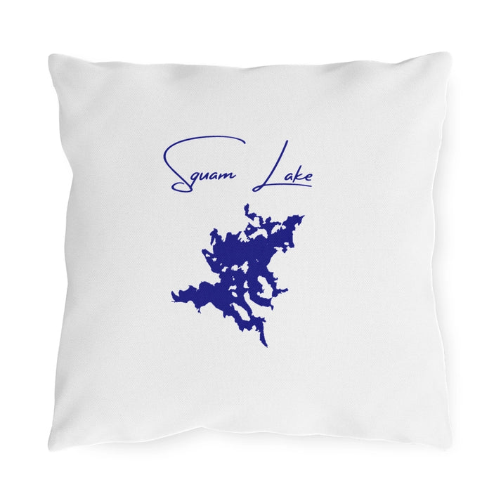 New  Hampshire  Squam  Lake  Outdoor  Pillow  front  position  view  from  front  16  x  16.webp