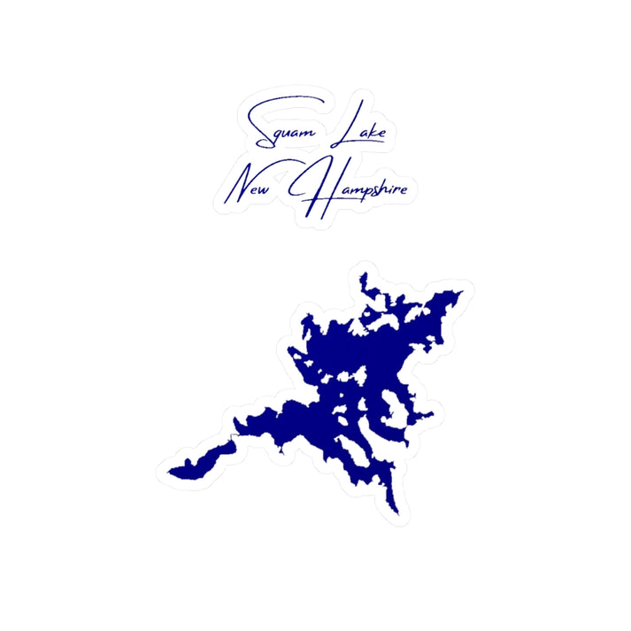 New  Hampshire  Squam  Lake  Vinyl  Decal  other  position  view  from  front  4  x  6.webp