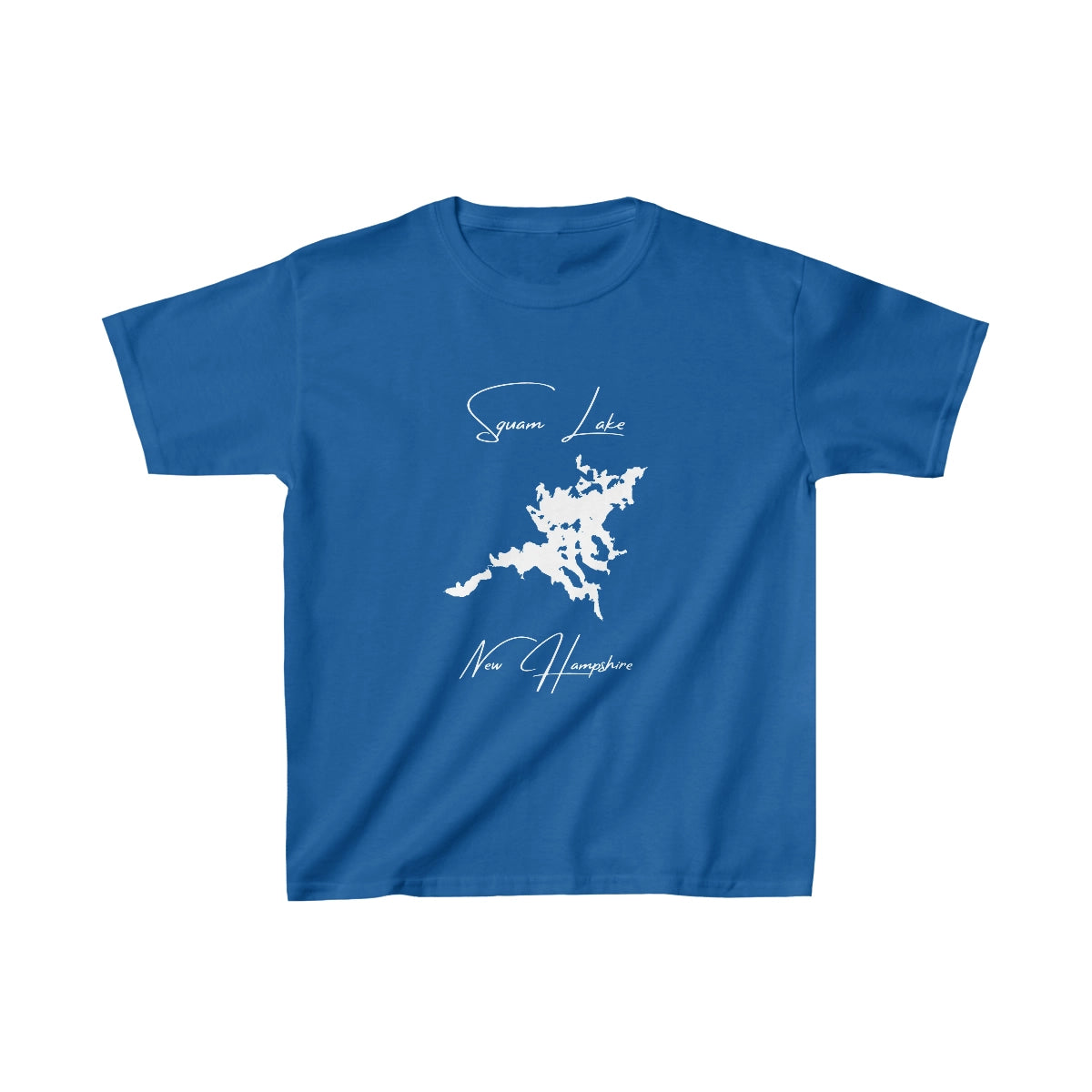 New  Hampshire  Squam  Lake  Youth  T-shirt  front  position  view  from  front  royal.webp