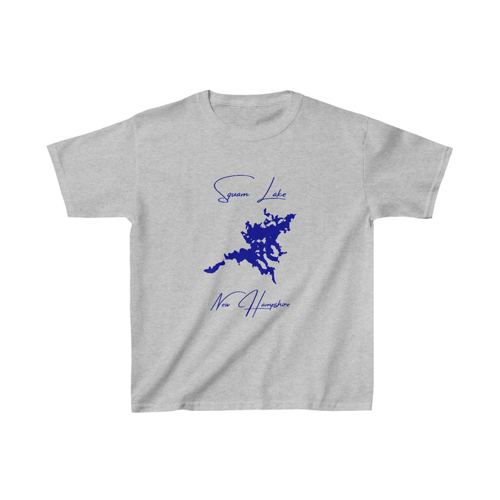 New  Hampshire  Squam  Lake  Youth  T-shirt  front  position  view  from  front  sport  grey.webp