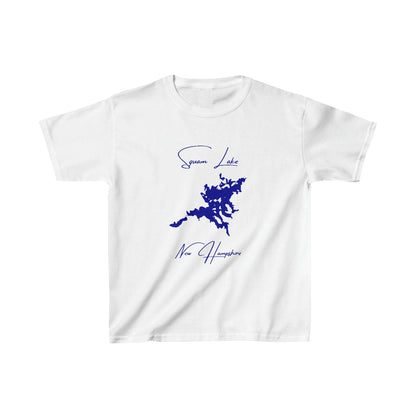 New  Hampshire  Squam  Lake  Youth  T-shirt  front  position  view  from  front  white.webp