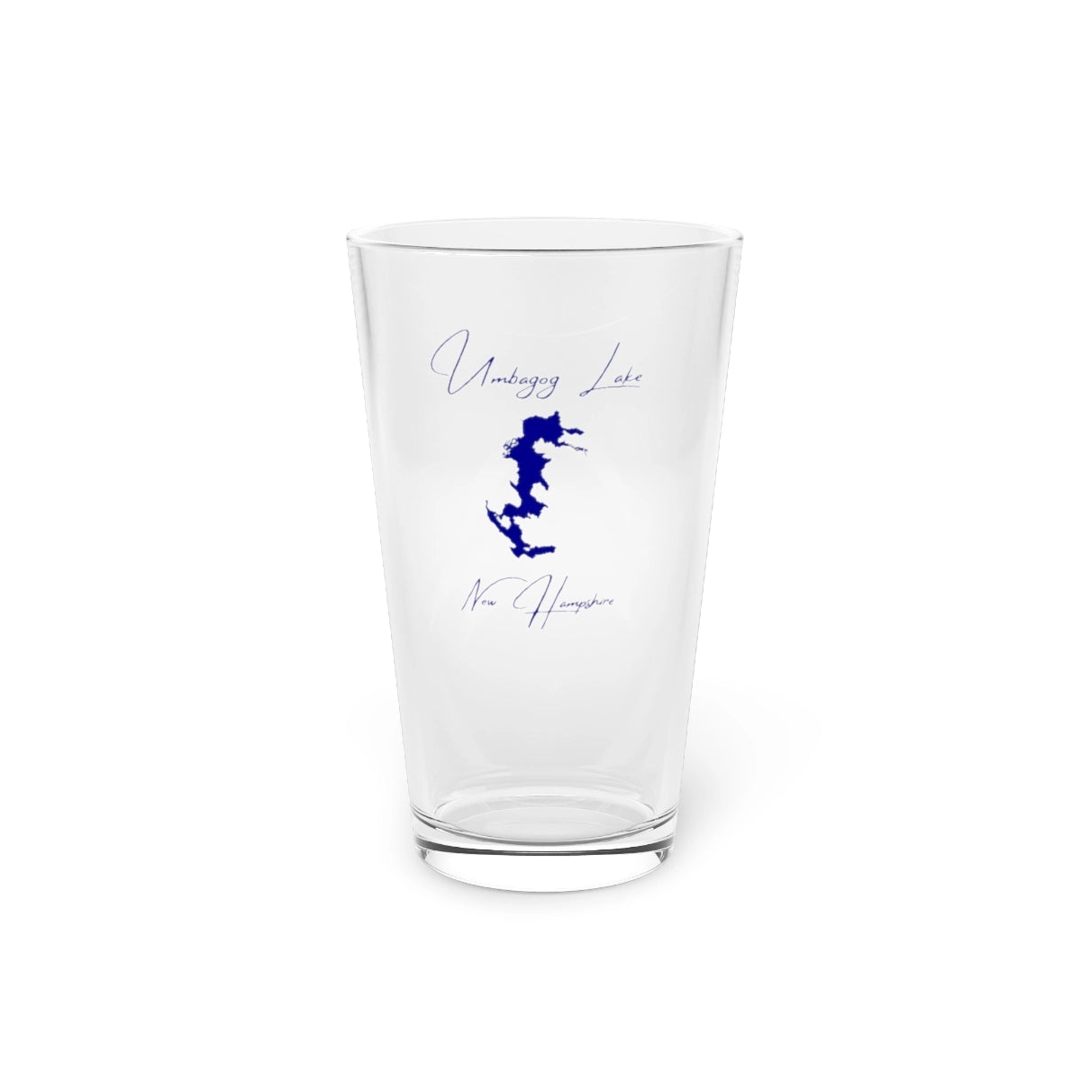 New  Hampshire  Umbagog  Lake  16oz  Pint  Glass  front  position  view  from  front  16oz.webp