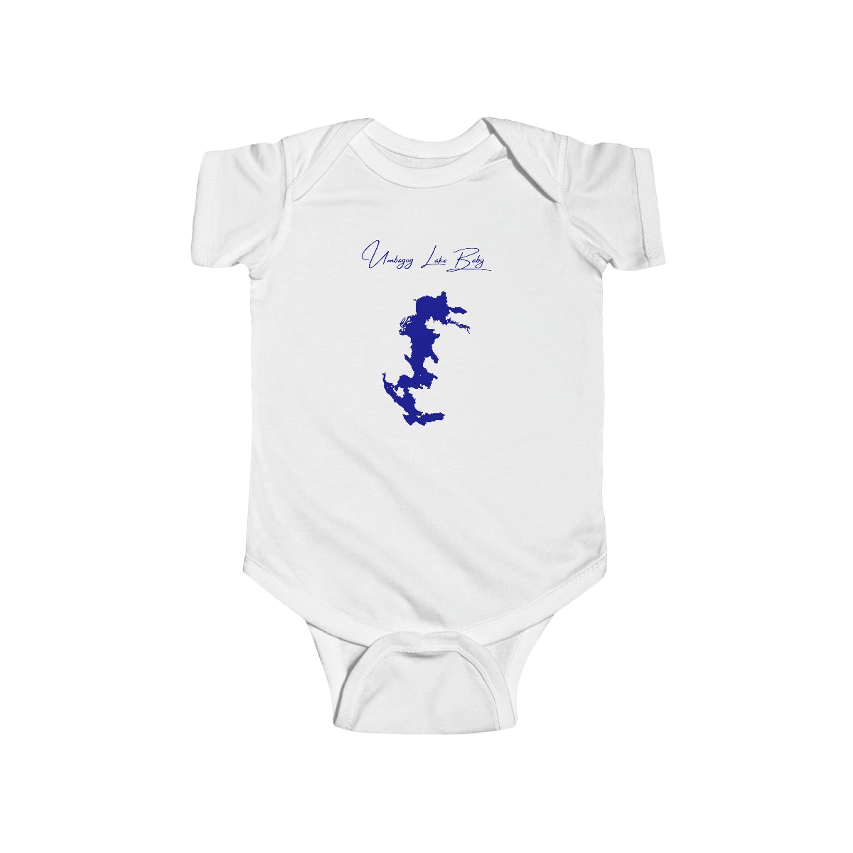New  Hampshire  Umbagog  Lake  Onesie  front  position  view  from  front  white.webp