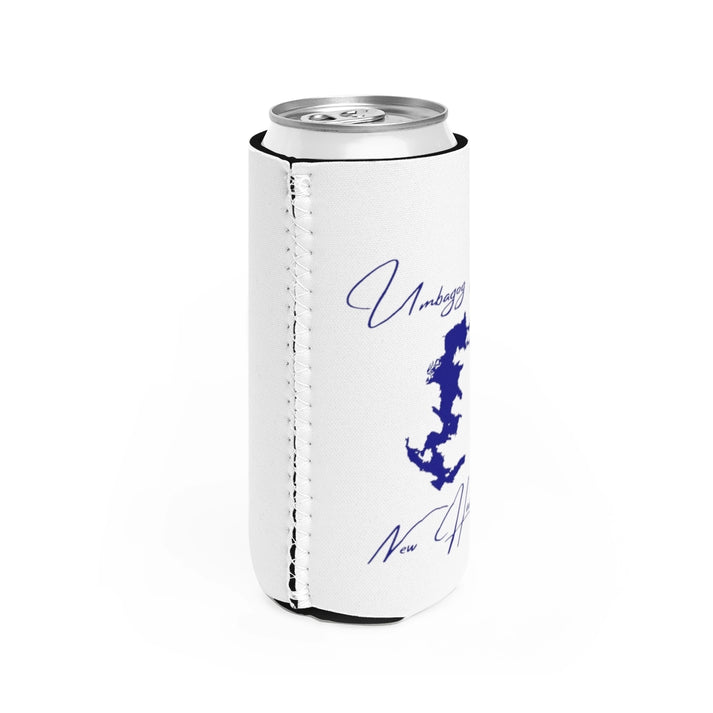New  Hampshire  Umbagog  Lake  Slim  Can  Koozie  all  position  view  from  right  white.webp