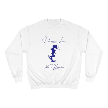 New  Hampshire  Umbagog  Lake  Sweatshirt  front  position  view  from  front  white.webp