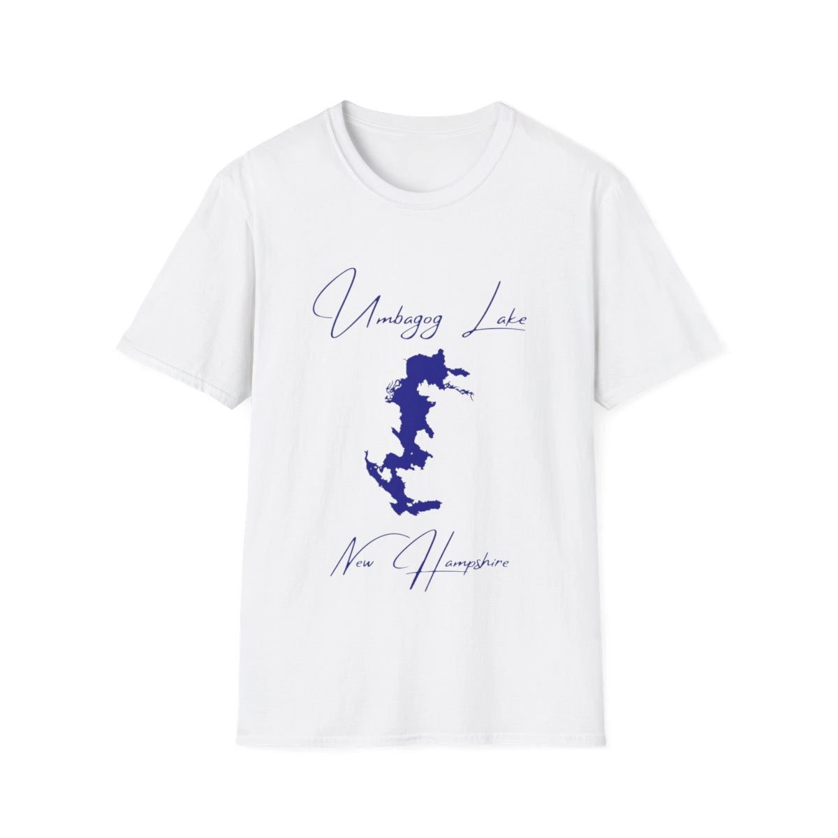 New  Hampshire  Umbagog  Lake  T-shirt  front  position  view  from  front  white.webp