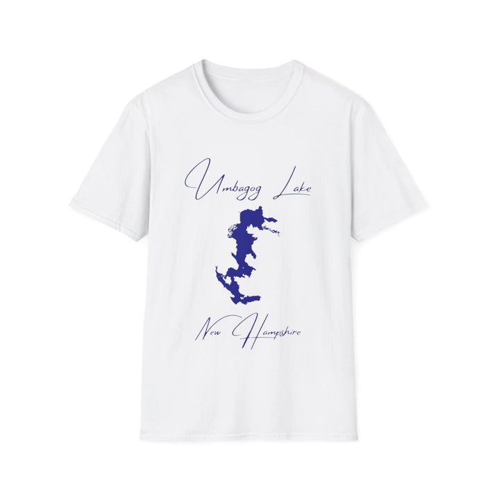 New  Hampshire  Umbagog  Lake  T-shirt  front  position  view  from  front  white.webp