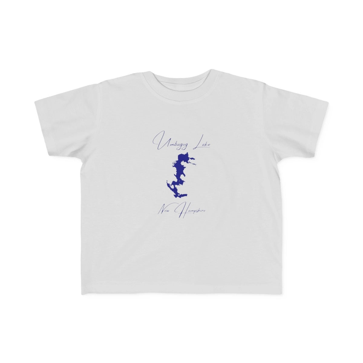New  Hampshire  Umbagog  Lake  Toddler  T-shirt  front  position  view  from  front  silver.webp