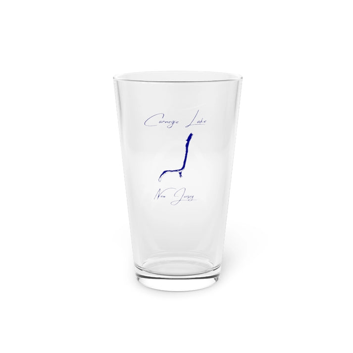 New  Jersey  Carnegie  Lake  16oz  Pint  Glass  front  position  view  from  front  16oz.webp