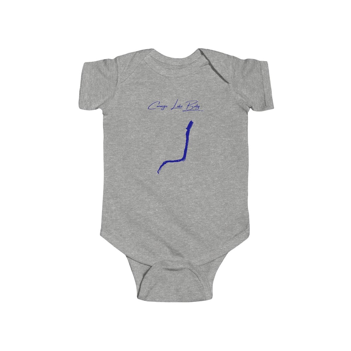 New  Jersey  Carnegie  Lake  Onesie  front  position  view  from  front  heather.webp