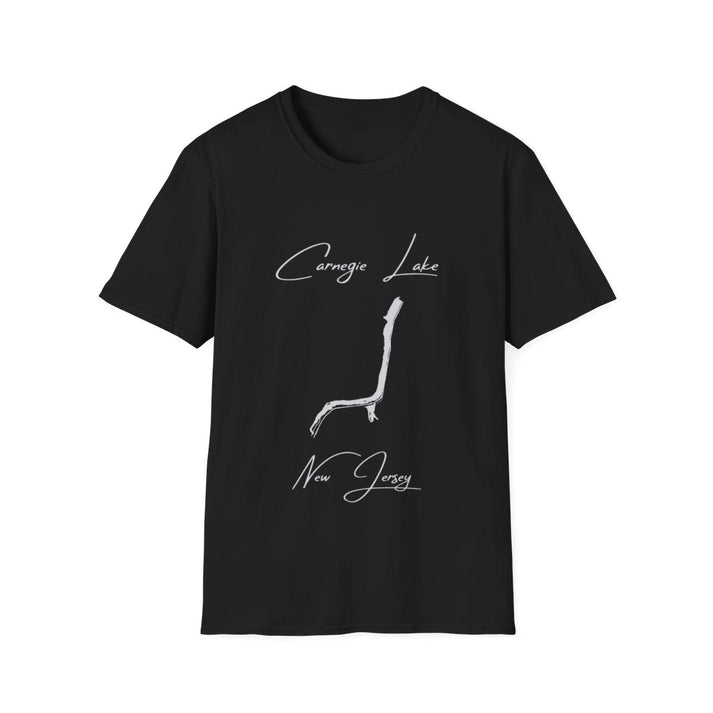 New  Jersey  Carnegie  Lake  T-shirt  front  position  view  from  front  black.webp