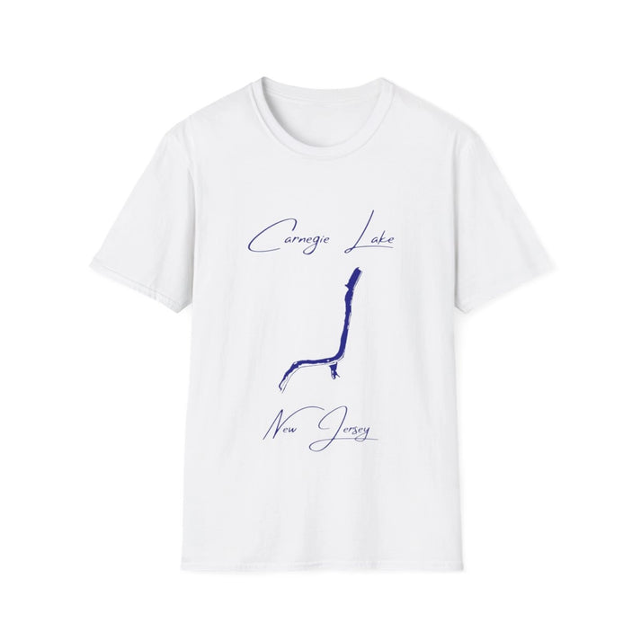 New  Jersey  Carnegie  Lake  T-shirt  front  position  view  from  front  white.webp