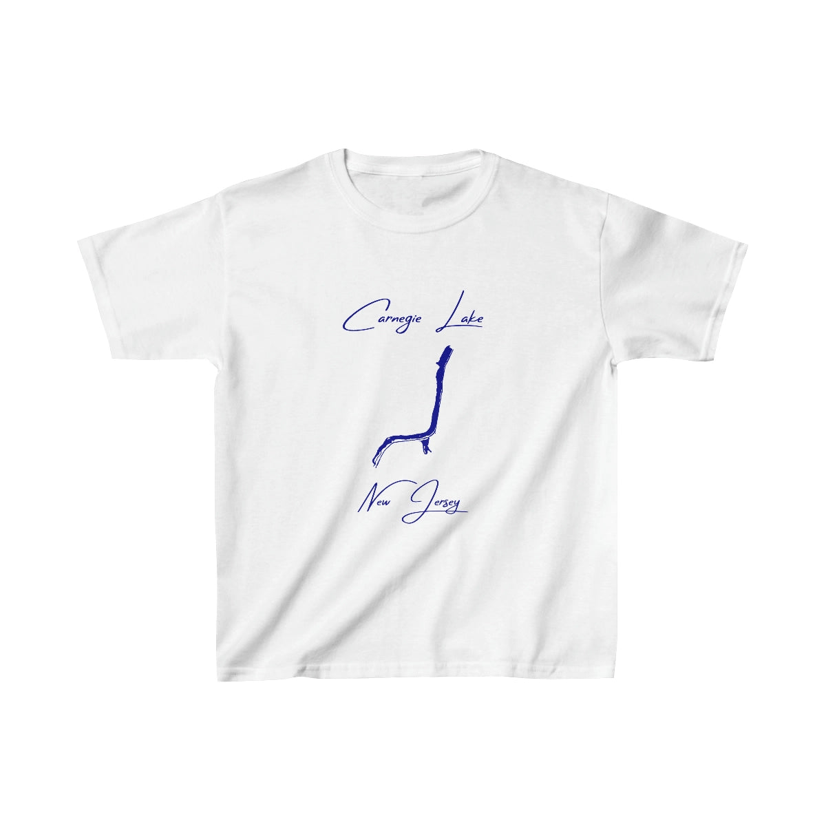 New  Jersey  Carnegie  Lake  Youth  T-shirt  front  position  view  from  front  white.webp