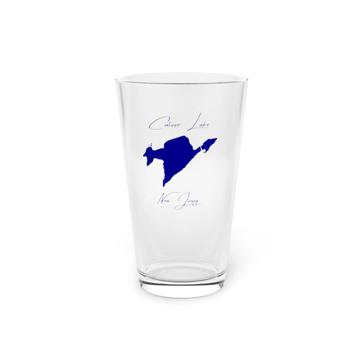 New  Jersey  Culver  Lake  16oz  Pint  Glass  front  position  view  from  front  16oz.webp