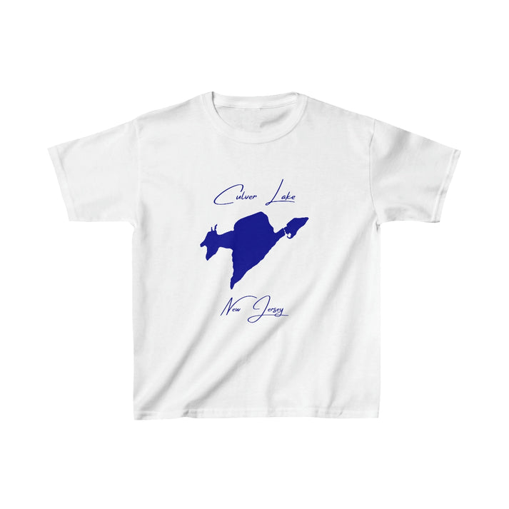 New  Jersey  Culver  Lake  Youth  T-shirt  front  position  view  from  front  white.webp