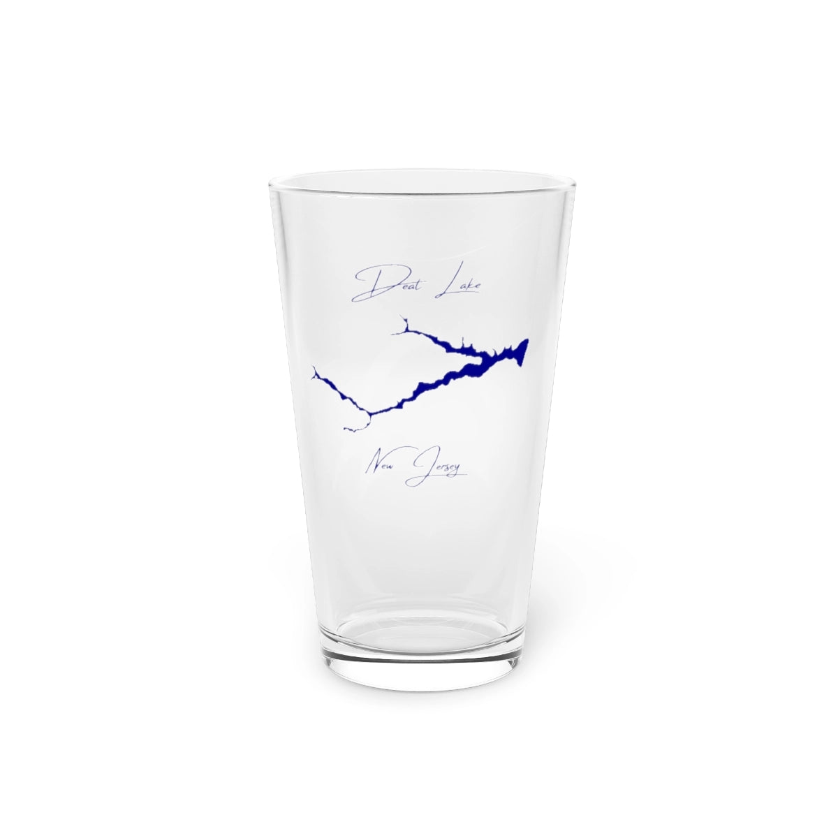 New  Jersey  Deal  Lake  16oz  Pint  Glass  front  position  view  from  front  16oz.webp