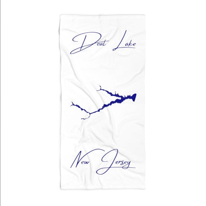 New  Jersey  Deal  Lake  Beach  Towel  front  position  view  from  front  36  x  72.webp