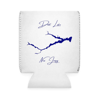 New  Jersey  Deal  Lake  Can  Koozie  front  position  view  from  front-1  white.webp