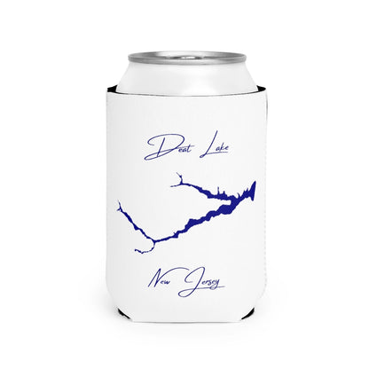 New  Jersey  Deal  Lake  Can  Koozie  front  position  view  from  front-2  white.webp