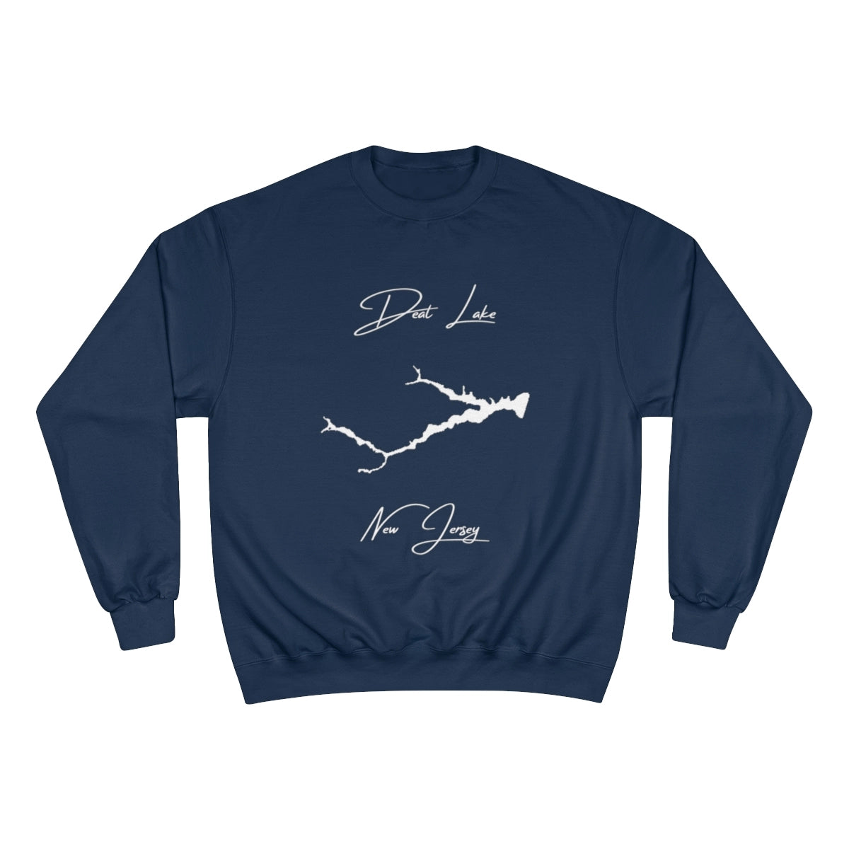 New  Jersey  Deal  Lake  Sweatshirt  front  position  view  from  front  navy.webp