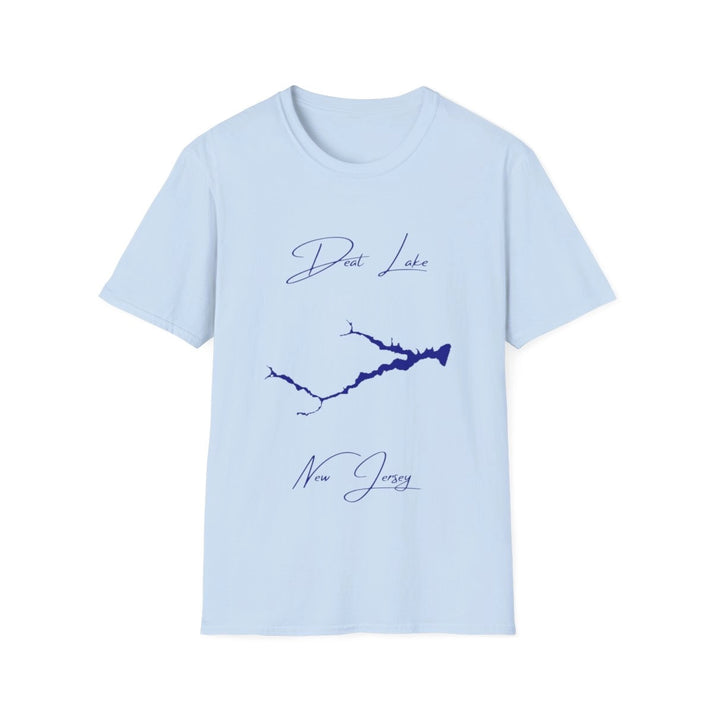 New  Jersey  Deal  Lake  T-shirt  front  position  view  from  front  light  blue.webp