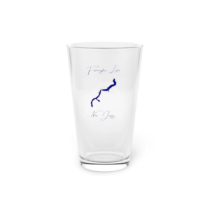 New  Jersey  Farrington  Lake  16oz  Pint  Glass  front  position  view  from  front  16oz.webp