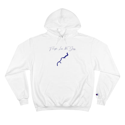 New  Jersey  Farrington  Lake  Hoodie  front  position  view  from  front  white.webp