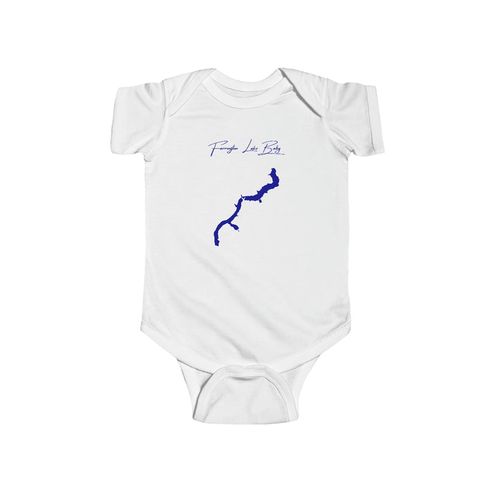 New  Jersey  Farrington  Lake  Onesie  front  position  view  from  front  white.webp