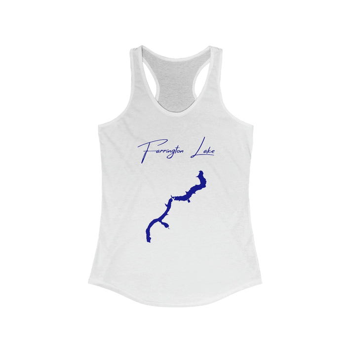 New  Jersey  Farrington  Lake  Racerback-Tank  front  position  view  from  front  solid  white.webp