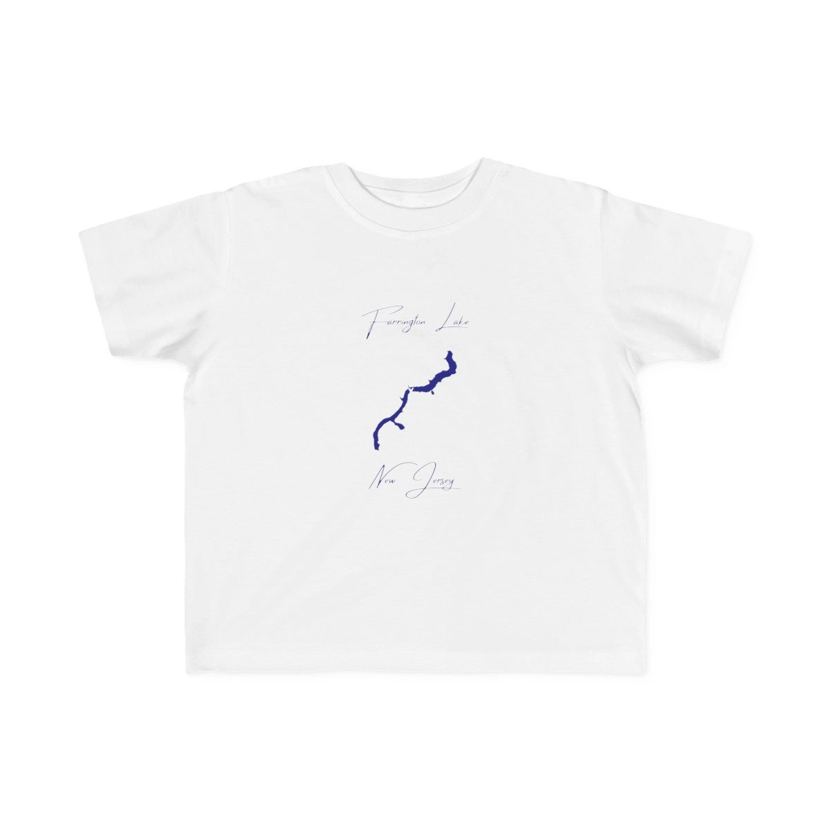 New  Jersey  Farrington  Lake  Toddler  T-shirt  front  position  view  from  front  white.webp
