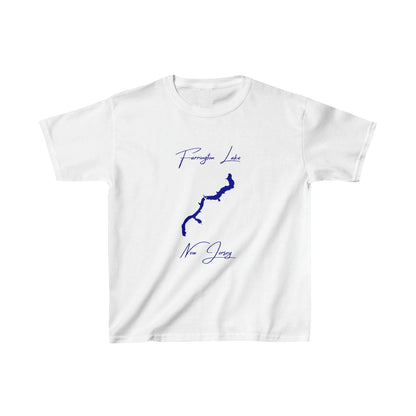 New  Jersey  Farrington  Lake  Youth  T-shirt  front  position  view  from  front  white.webp