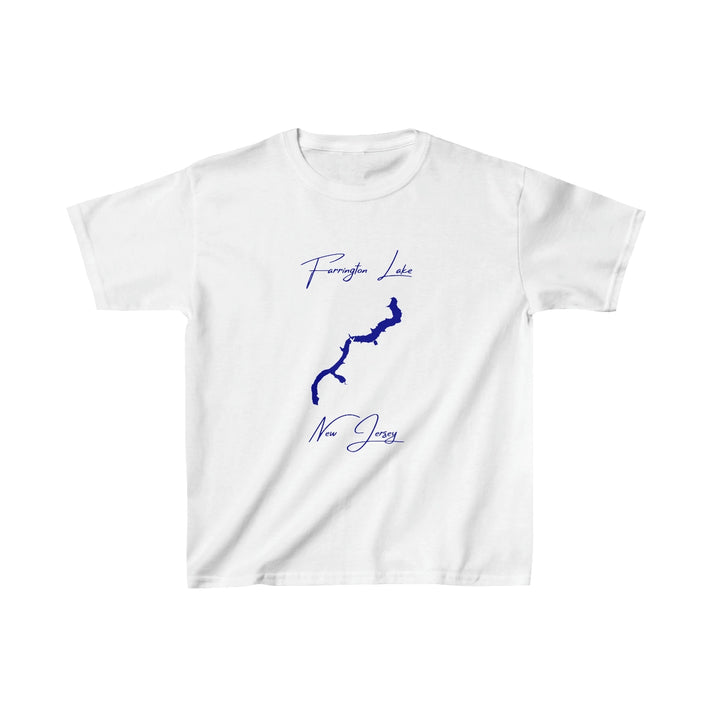 New  Jersey  Farrington  Lake  Youth  T-shirt  front  position  view  from  front  white.webp