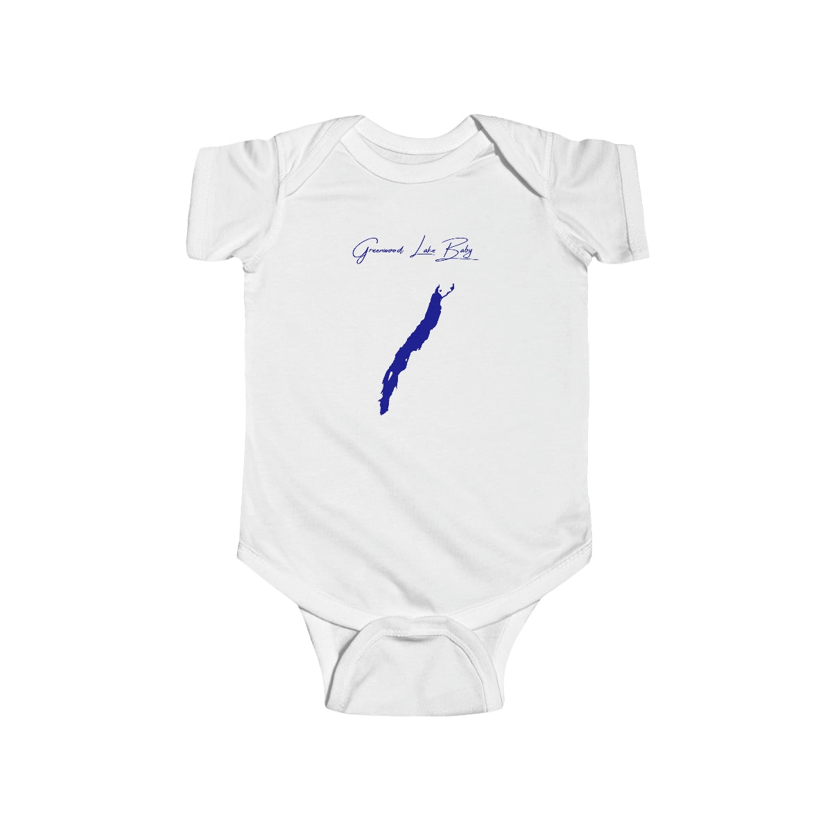 New  Jersey  Greenwood  Lake  Onesie  front  position  view  from  front  white.webp
