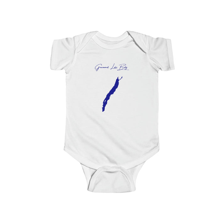 New  Jersey  Greenwood  Lake  Onesie  front  position  view  from  front  white.webp