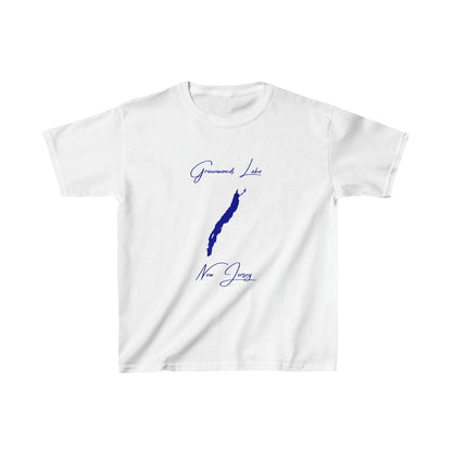 New  Jersey  Greenwood  Lake  Youth  T-shirt  front  position  view  from  front  white.webp