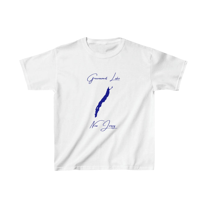 New  Jersey  Greenwood  Lake  Youth  T-shirt  front  position  view  from  front  white.webp