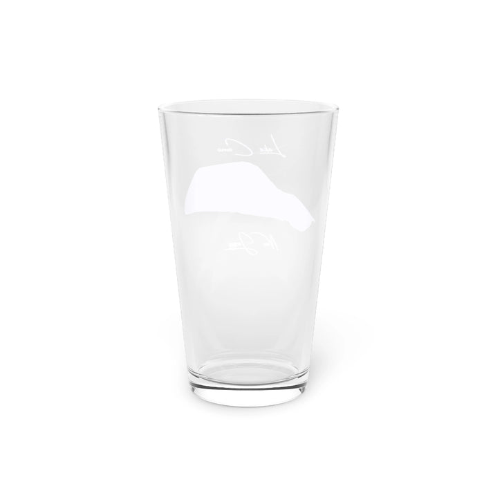 New  Jersey  Lake  Como  16oz  Pint  Glass  front  position  view  from  back  16oz.webp