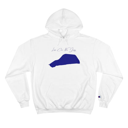 New  Jersey  Lake  Como  Hoodie  front  position  view  from  front  white.webp
