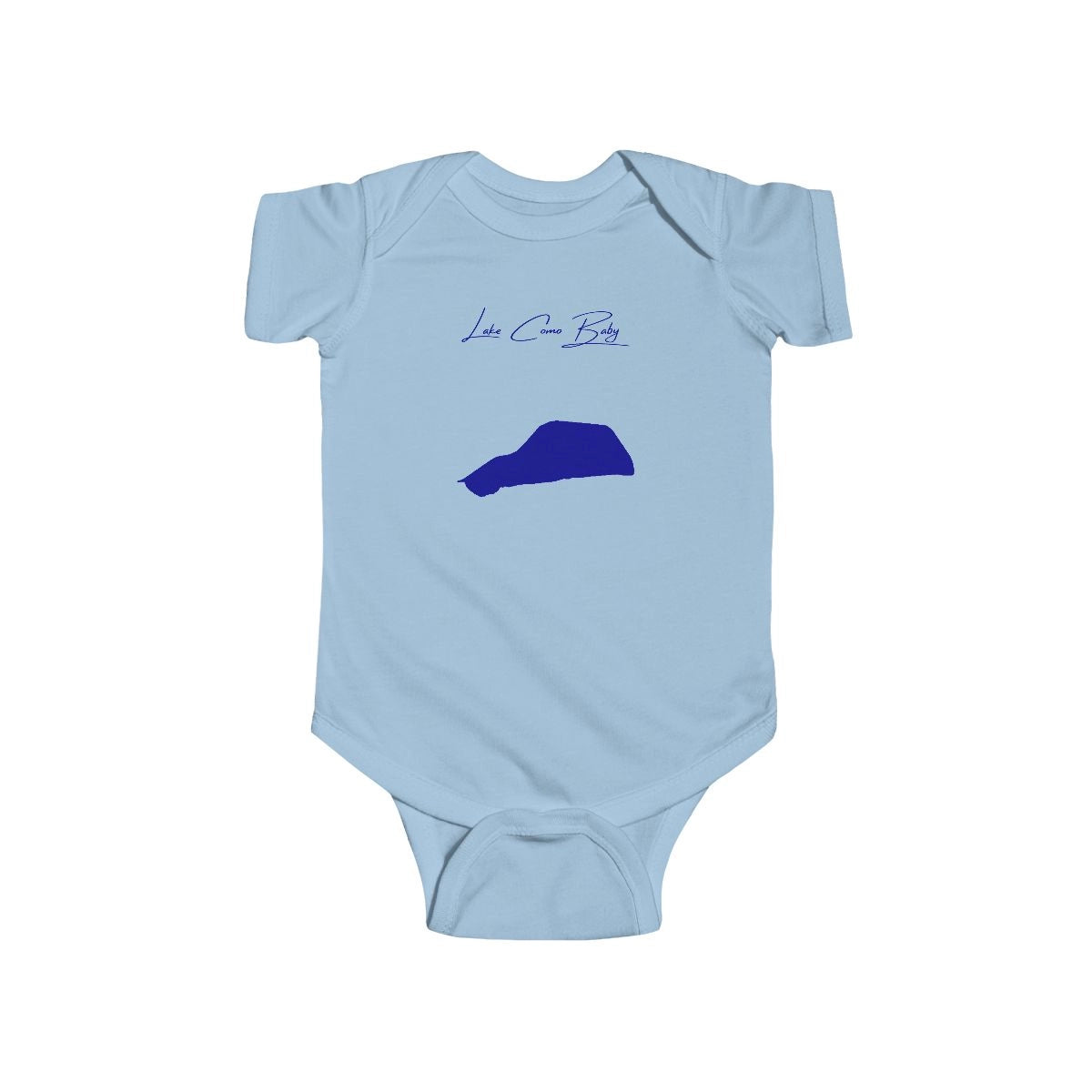 New  Jersey  Lake  Como  Onesie  front  position  view  from  front  light  blue.webp