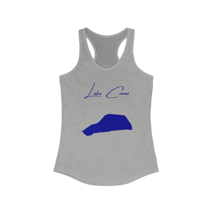 New  Jersey  Lake  Como  Racerback-Tank  front  position  view  from  front  heather  grey.webp