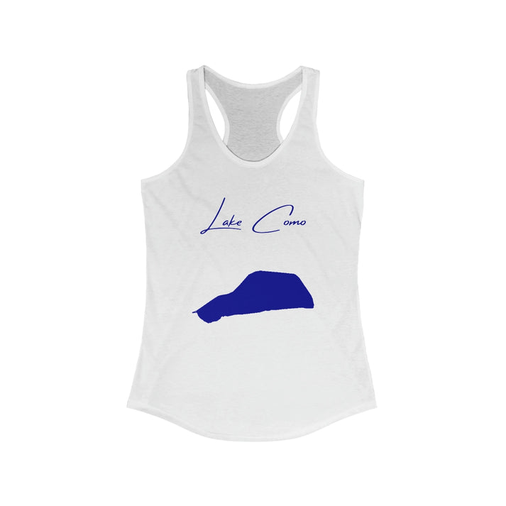 New  Jersey  Lake  Como  Racerback-Tank  front  position  view  from  front  solid  white.webp
