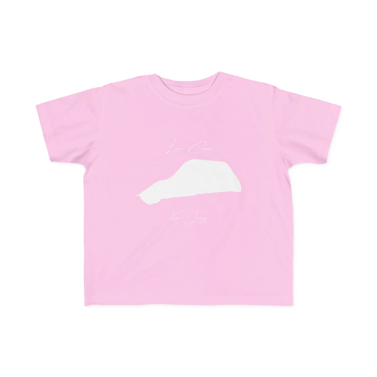 New  Jersey  Lake  Como  Toddler  T-shirt  front  position  view  from  front  pink.webp