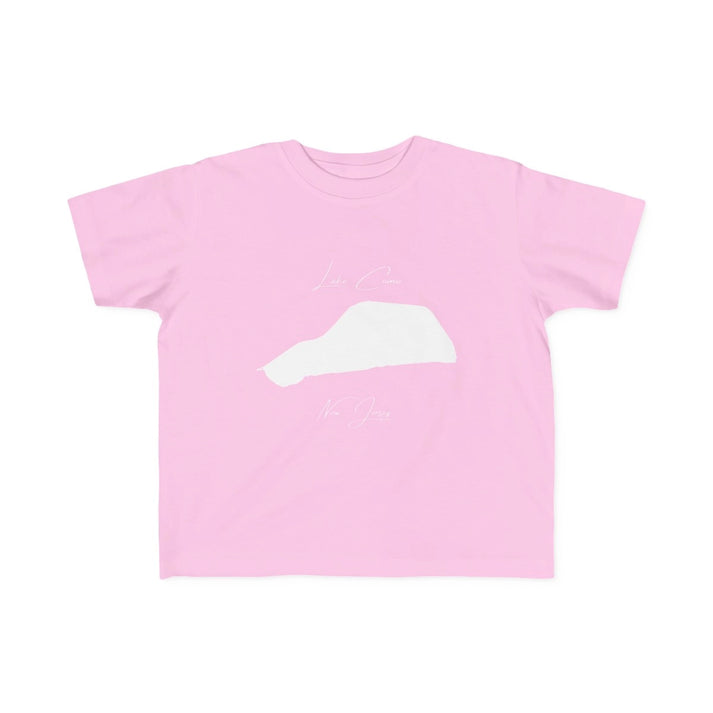 New  Jersey  Lake  Como  Toddler  T-shirt  front  position  view  from  front  pink.webp