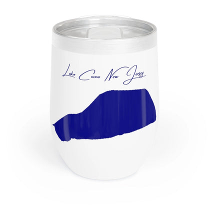 New  Jersey  Lake  Como  Wine  Tumbler  front  position  view  from  front  white.webp