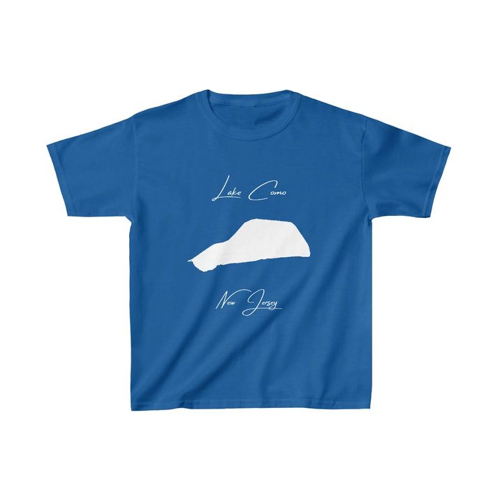 New  Jersey  Lake  Como  Youth  T-shirt  front  position  view  from  front  royal.webp
