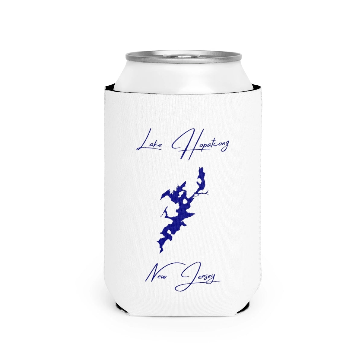 New  Jersey  Lake  Hopatcong  Can  Koozie  front  position  view  from  front-2  white.webp