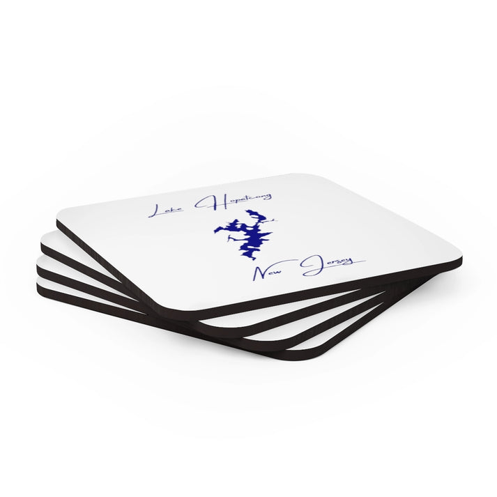 New  Jersey  Lake  Hopatcong  Coaster  Set  front  position  view  from  stacked  3.75  x  3.75.webp