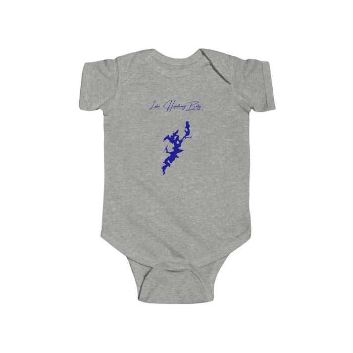 New  Jersey  Lake  Hopatcong  Onesie  front  position  view  from  front  heather.webp